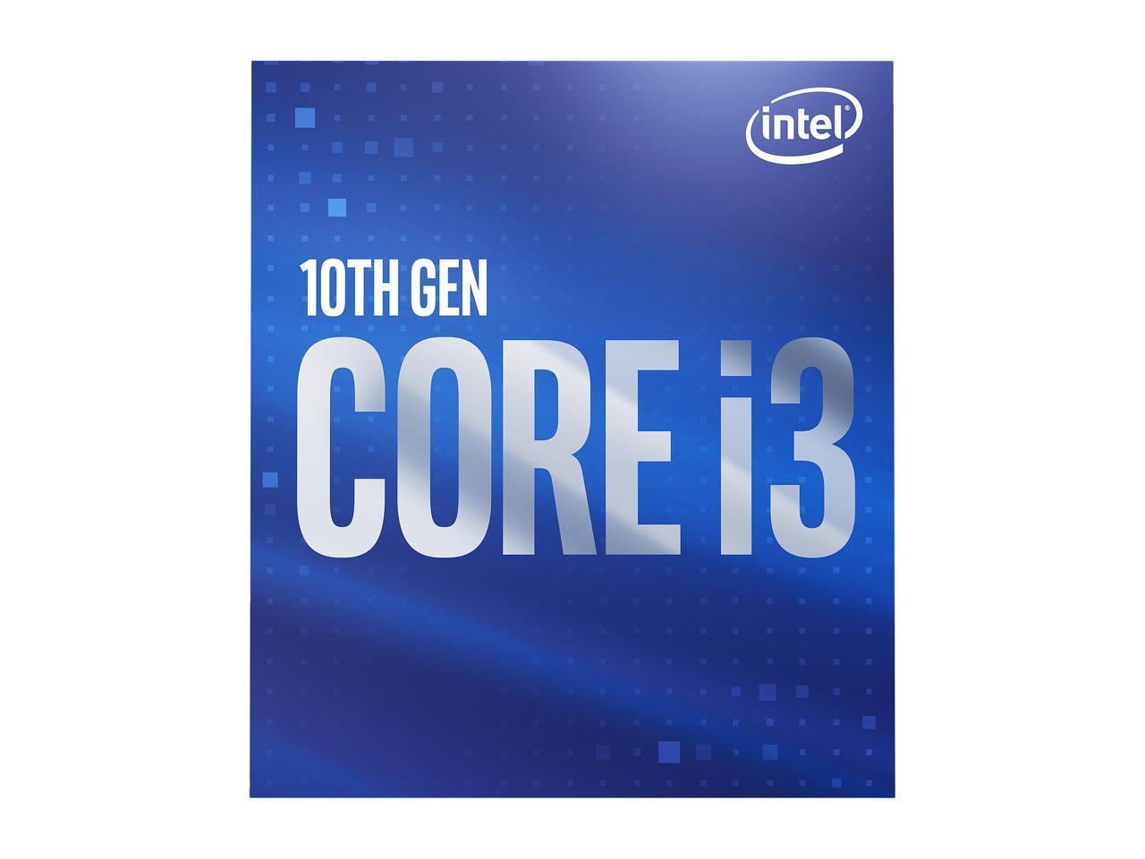 Intel Core i3-10100 Comet Lake Quad-Core 3.6 GHz LGA 1200 65W BX8070110100 Desktop Processor Intel UHD Graphics 630