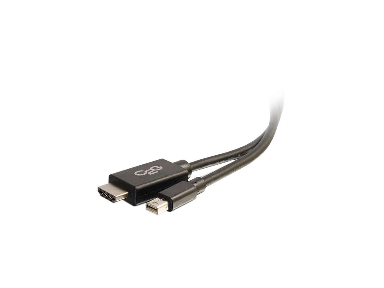C2g 3Ft Mini Displayport To Hdmi Adapter Cable - Black - Taa