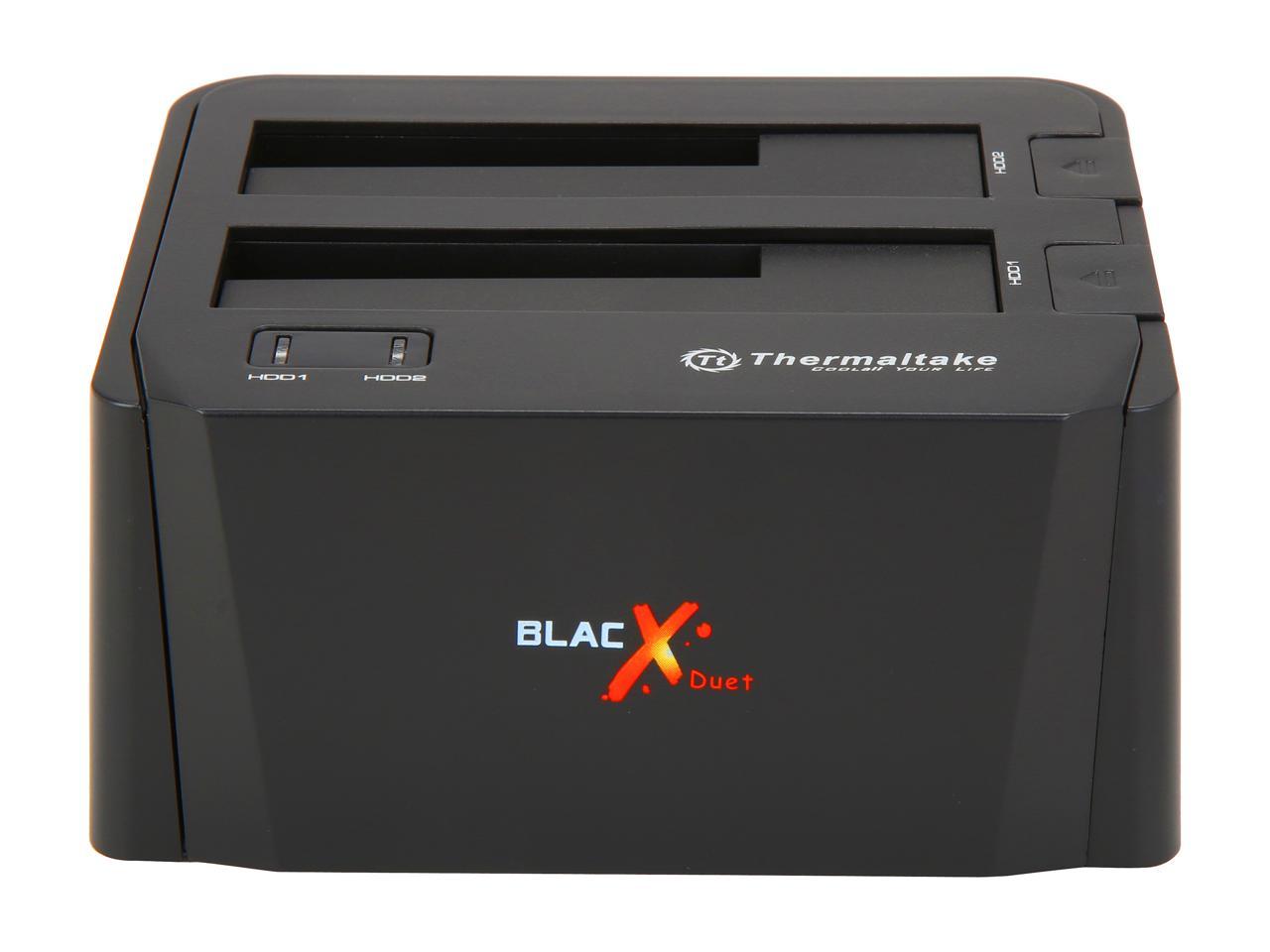 Thermaltake BlacX Duet 2.5"/3.5" SATA I/II/III USB 3.0 External Hard Drive Enclosure Docking Station ST0014U-D