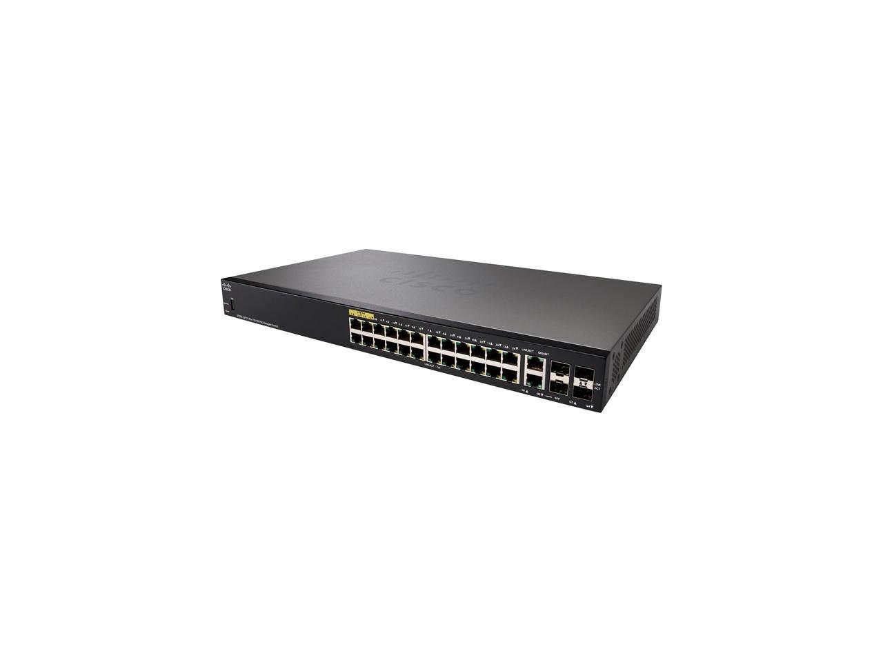 Cisco Sf350-24 24-Port 10 100 Managed Switch