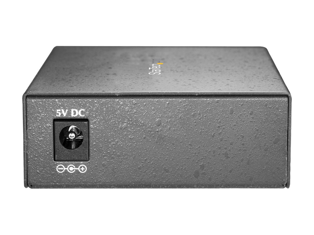 StarTech MCMGBSCMM055 Fiber Media Converter - 1000Base-SX - 550m - Multi Mode - Fiber to Ethernet Converter - Fiber to Copper Converter