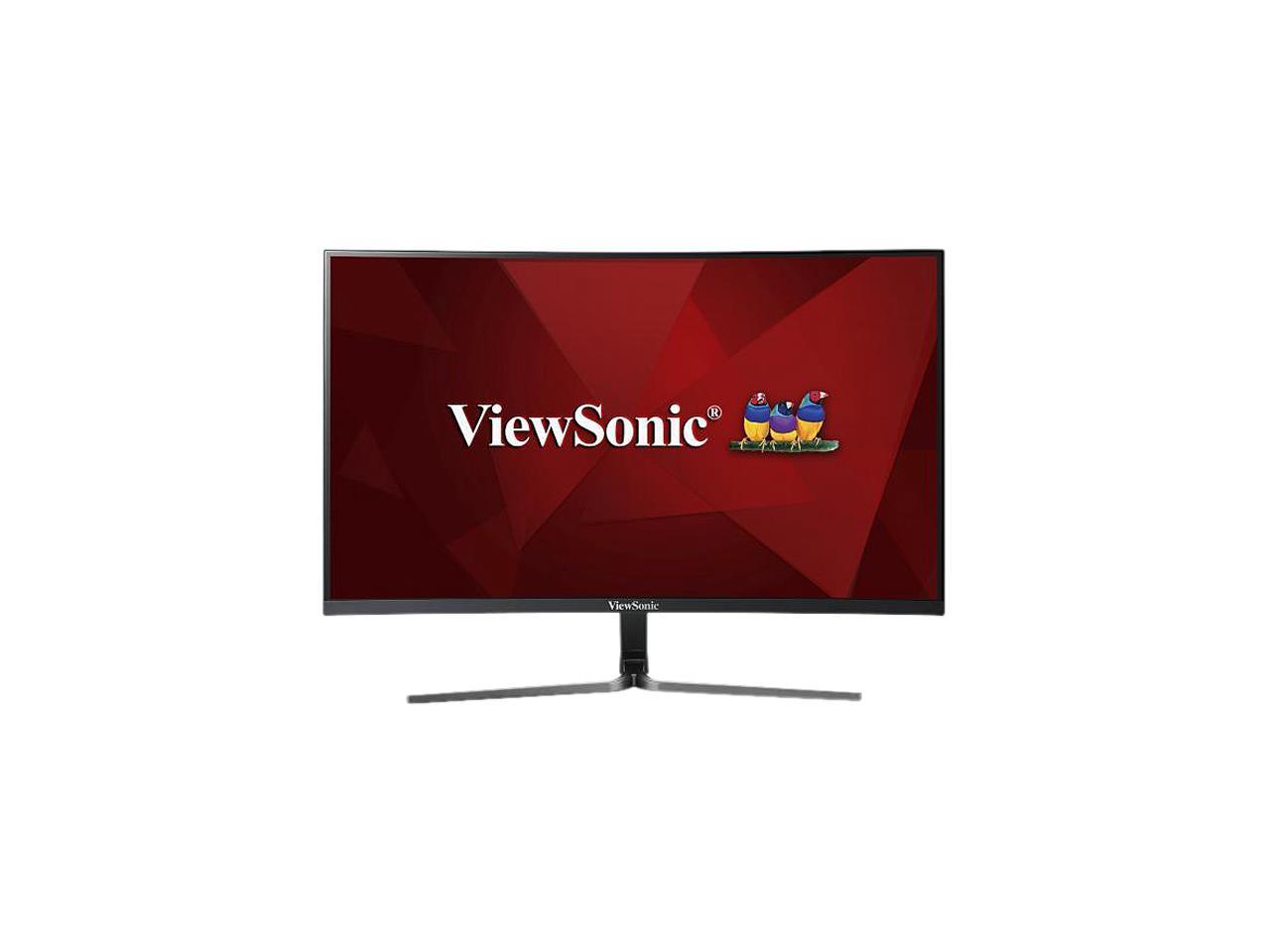 ViewSonic VX3258-2KC-MHD 32" WQHD 2560 x 1440 2K 144Hz 2x HDMI 2x DisplayPort AMD FreeSync Anti-Glare LED Backlit Curved Gaming Monitor