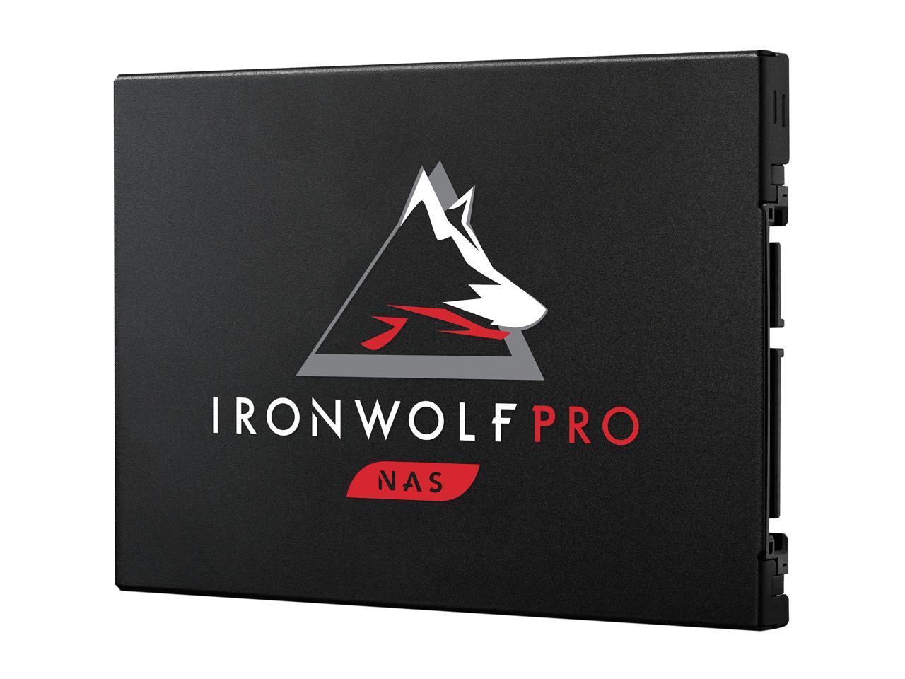 Seagate IronWolf Pro 125 SSD 960GB NAS Internal Solid State Drive - 2.5 Inch SATA 6Gb/s Speeds up to 545 MB/s, 1 DWPD Endurance and 24x7 Performance for Creative Pro, and SMB (ZA960NX1A001)