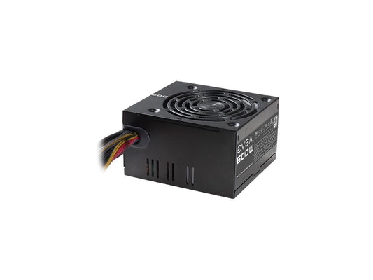 EVGA 600 W1 Power Supply 100-W1-0600-KR 600W 80Plus +12V 120mm Fan