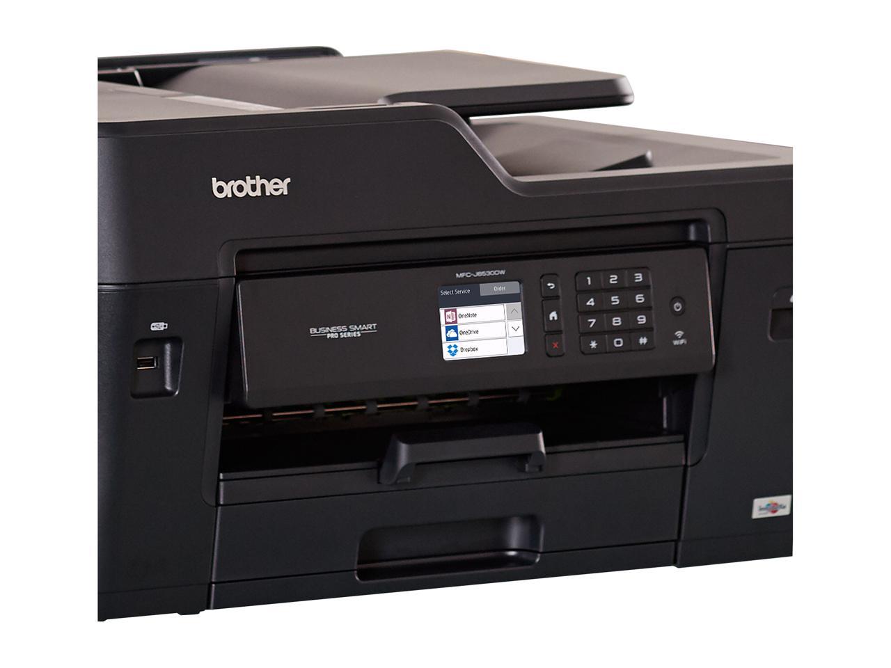 Brother MFC-J6530DW Wireless All-in-One Color Inkjet Printer with Automatic Duplex Printing