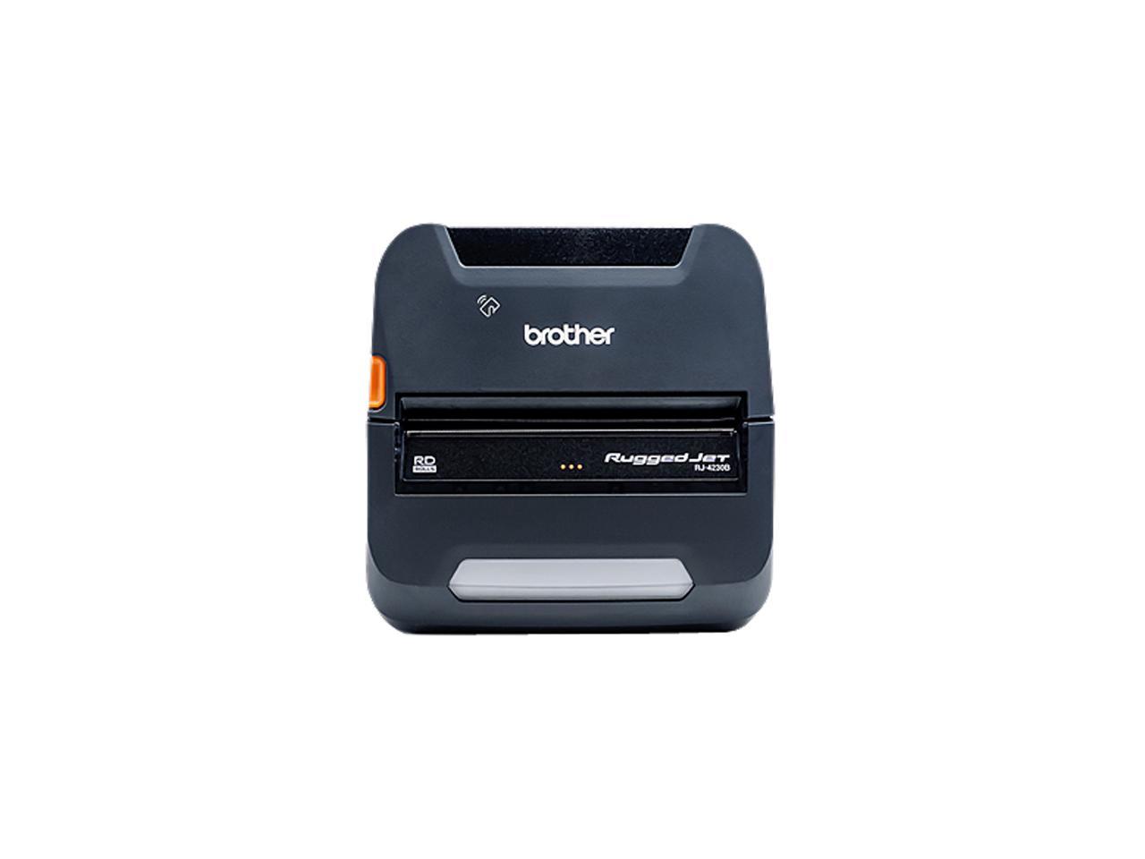 Brother Ruggedjet Rj4230bl Direct Thermal Printer - Monochrome - Portable - Label/Receipt Print