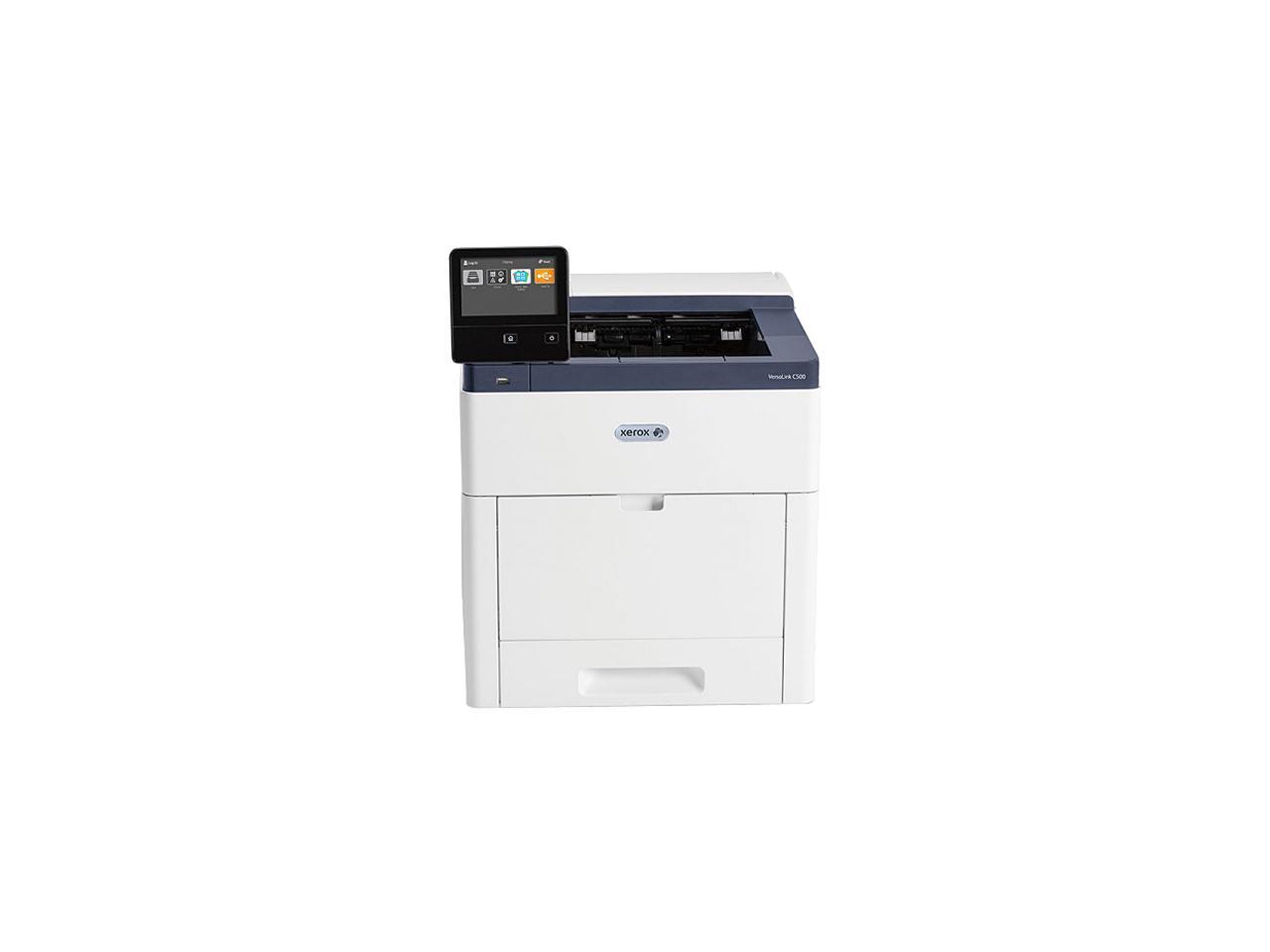 Xerox VersaLink C500/DNM Color Printer, 45 ppm, With Duplexing, Letter/Legal, 45ppm, 2-Sided Print, USB/Ethernet, 550-Sheet Tray, 150-Sheet Multi-Purpose Tray, 110V, Solutions & Cloud Enabled, Metered