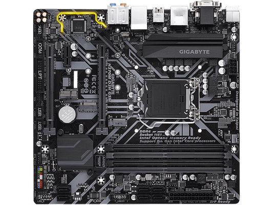 Gigabyte H370M D3H GSM H370 LGA-1151 DDR4 mATX Desktop Motherboard