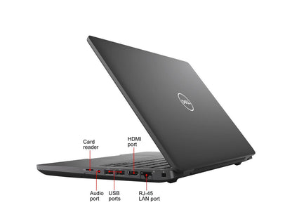 Dell Latitude 5000 5401 14" Notebook - 1920 x 1080 - Core i5 i5-9400H - 8 GB RAM - 256 GB SSD - Windows 10 Pro 64-bit - Intel UHD Graphics 630 - English (US) Keyboard - Bluetooth