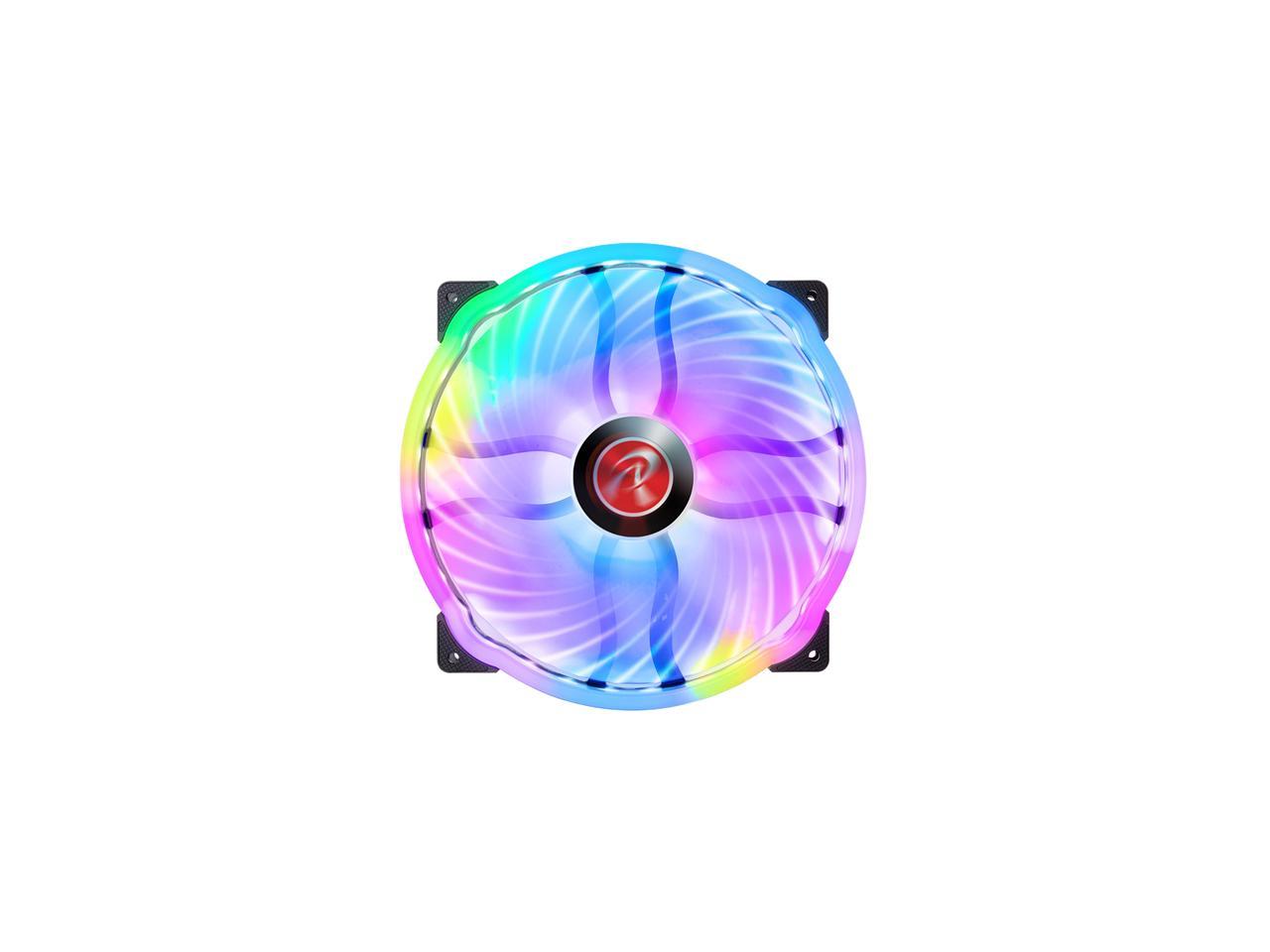 RAIJINTEK ANEMI 20 RBW, 200mm Addressable RGB Fan, The First 20030 Fan with Outer Ring LED + Inner Ring LED, with Full O-type LED Ring 42pcs LEDs in Total, 32pcs LEDs (outer) + 10pcs LEDs (inner)
