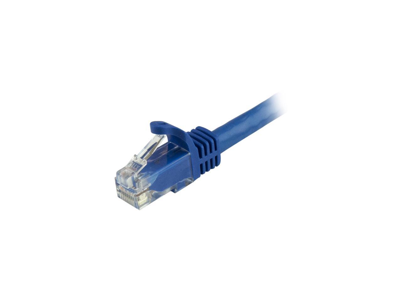 StarTech.com N6PATCH1BL 1ft Blue Cat6 Patch Cable with Snagless RJ45 Connectors - Short Ethernet Cable - 1 ft Cat 6 UTP Cable