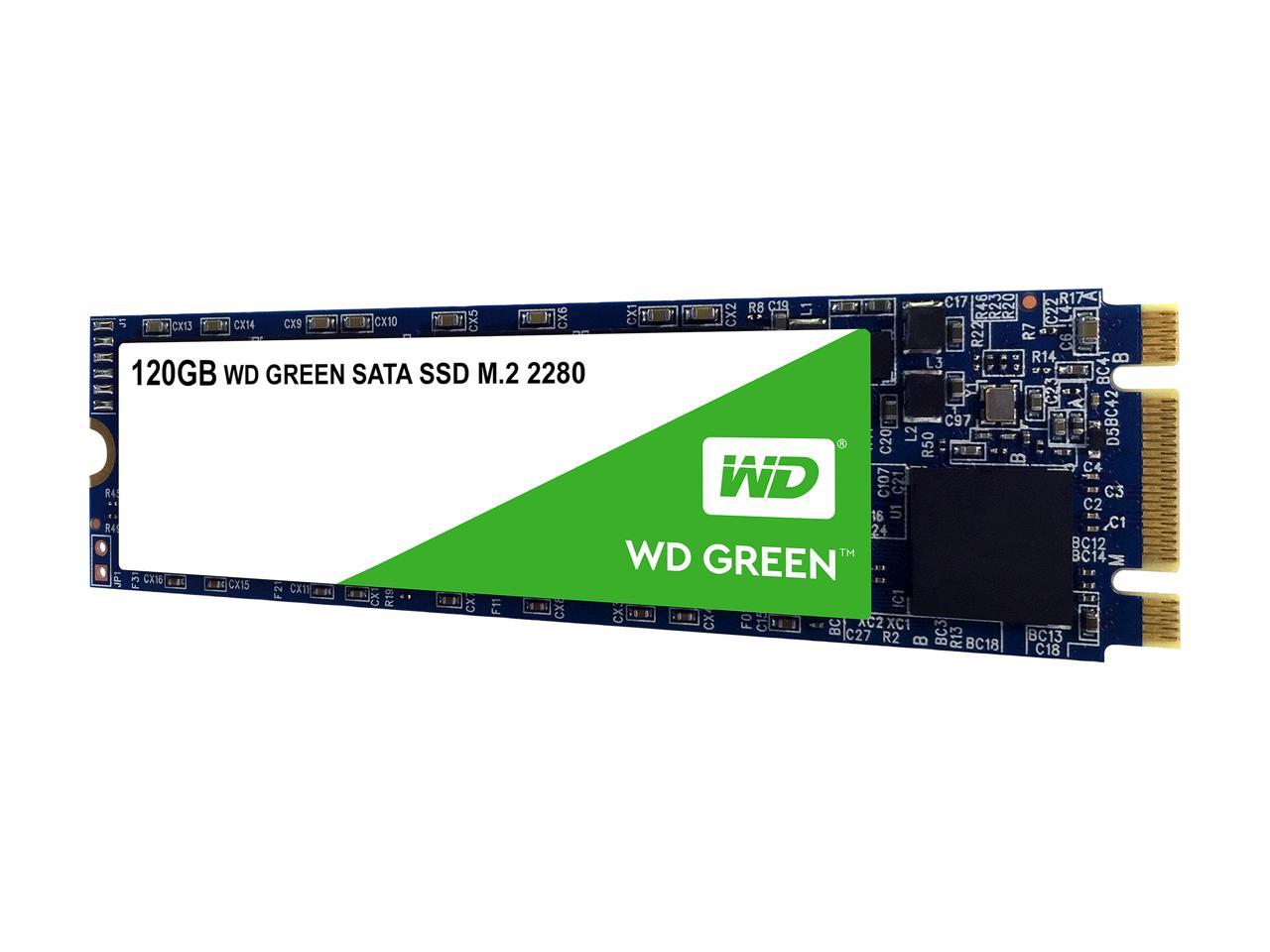 Western Digital Green M.2 2280 120GB SATA III Internal Solid State Drive (SSD) WDS120G2G0B