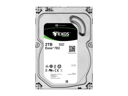 Seagate Exos Enterprise Capacity 3.5'' HDD 2TB 7200 RPM 512n SATA 6Gb/s 128MB Cache Internal Hard Drive ST2000NM0008