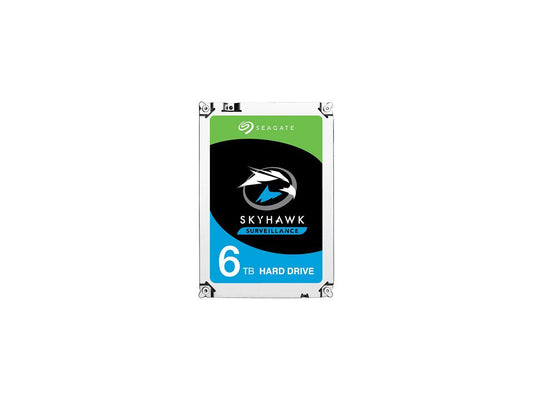 Seagate SkyHawk ST6000VX001 6TB 3.5" Internal Hard Drive - SATA 6.0Gb/s - 256MB Buffer