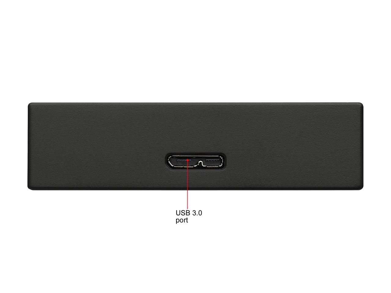 Seagate 4TB Backup Plus Portable Drive USB 3.0 Model STHP4000400 Black