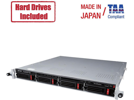 Buffalo TeraStation 3410RN Rackmount 4 TB NAS Hard Drives Included (2 x 2TB) - Annapurna Labs (2 -