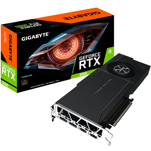 Gigabyte NVIDIA GeForce RTX 3090 Turbo 24GB GDDR6X GPU Graphics Card GV-N3090TURBO-24GD