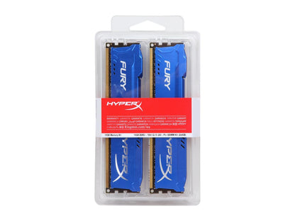 HyperX FURY 16GB (2 x 8GB) 240-Pin DDR3 SDRAM DDR3 1866 (PC3 14900) Desktop Memory Model HX318C10FK2/16