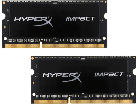 HyperX 16GB (2 x 8GB) DDR3L 1866 (PC3L 14900) Laptop Memory Model HX318LS11IBK2/16