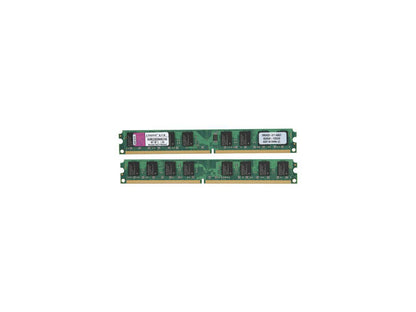 Kingston 4GB (2 x 2GB) 240-Pin DDR2 SDRAM DDR2 533 (PC2 4200) Dual Channel Kit Desktop Memory Model KVR533D2N4K2/4G