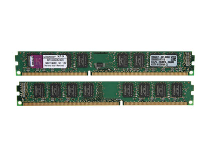 Kingston ValueRAM 4GB (2 x 2GB) 240-Pin DDR3 SDRAM DDR3 1333 (PC3 10600) Desktop Memory Model KVR1333D3K2/4GR