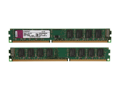 Kingston ValueRAM 4GB (2 x 2GB) 240-Pin DDR3 SDRAM DDR3 1333 (PC3 10600) Desktop Memory Model KVR1333D3N9K2/4G