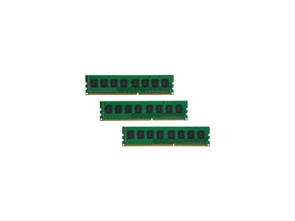 Kingston 12GB (3 x 4GB) 240-Pin DDR3 SDRAM DDR3 1066 (PC3 8500) Desktop Memory Model KVR1066D3N7K3/12G