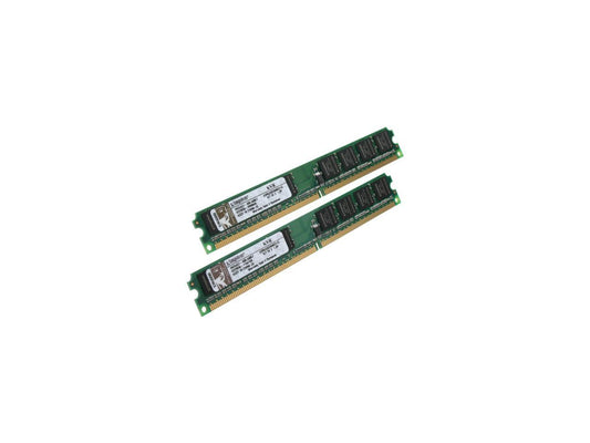 Kingston ValueRAM 1GB (2 x 512MB) 240-Pin DDR2 SDRAM DDR2 533 (PC2 4200) Dual Channel Kit Desktop Memory Model KVR533D2N4K2/1G