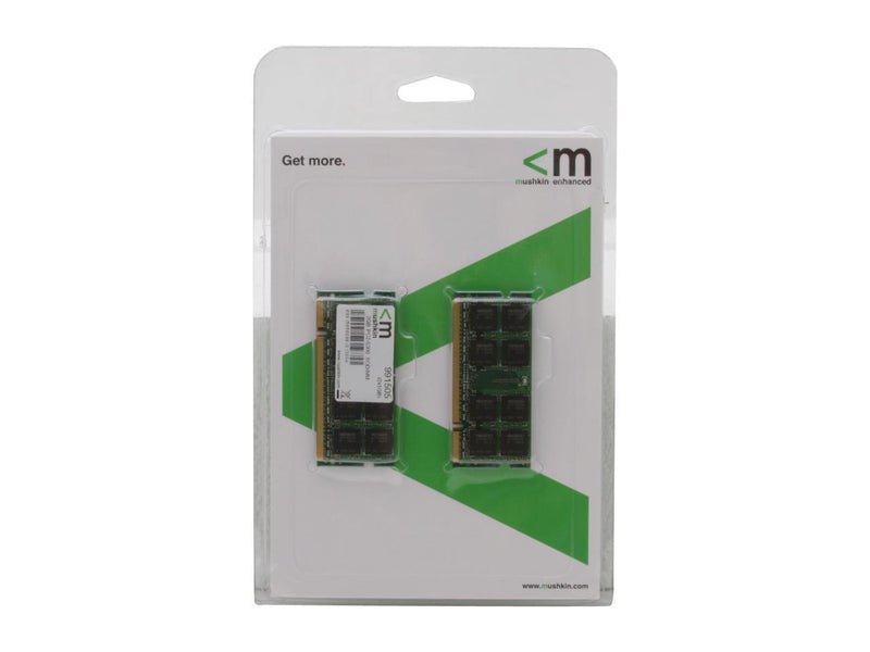 Mushkin Enhanced Essentials 2GB (2 x 1GB) 200-Pin DDR2 SO-DIMM DDR2 667 (PC2 5300) Dual Channel Kit Laptop Memory Model 991505