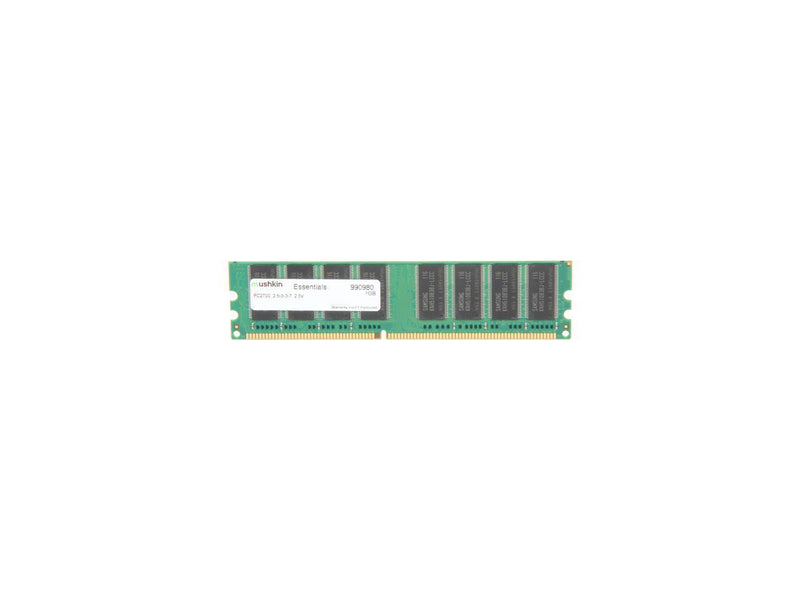 Mushkin Enhanced Essentials 1GB DDR 333 (PC 2700) Desktop Memory Model 990980