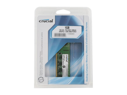 Crucial 1GB 240-Pin DDR2 SDRAM DDR2 667 (PC2 5300) Desktop Memory Model CT12864AA667