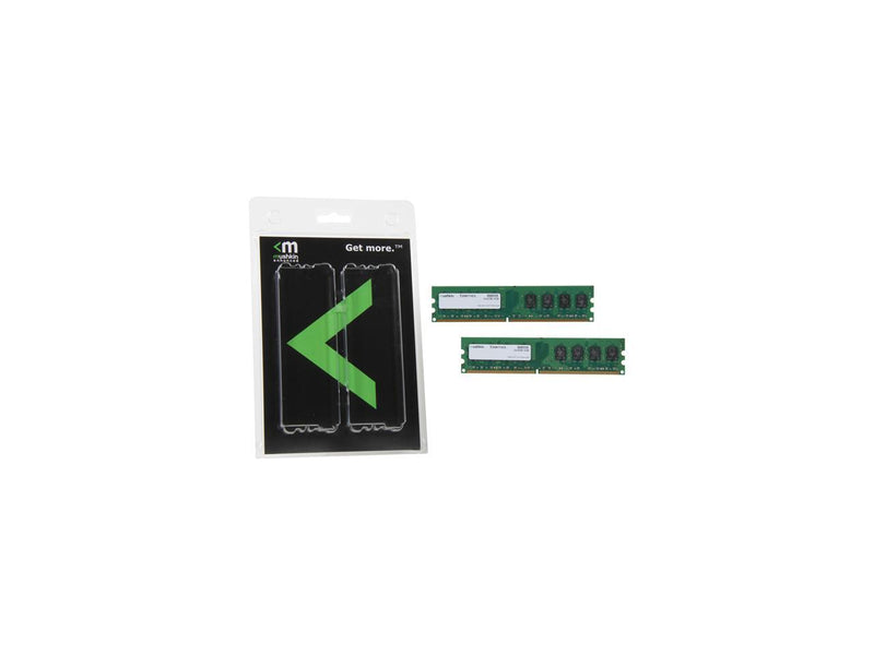 Mushkin Enhanced Essentials 4GB (2 x 2GB) DDR2 667 (PC2 5300) Dual Channel Kit Desktop Memory Model 996556