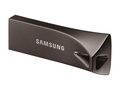 SAMSUNG 256GB BAR Plus (Metal) USB 3.1 Flash Drive, Speed Up to 400MB/s (MUF-256BE4/AM)