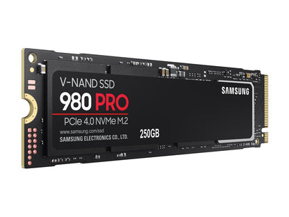 SAMSUNG 980 PRO M.2 2280 250GB PCI-Express 4.0 x4, NVMe Samsung V-NAND Internal Solid State Drive (SSD) MZ-V8P250B/AM