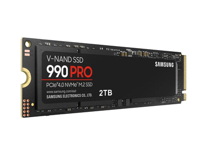 SAMSUNG 990 PRO M.2 2280 2TB PCI-Express Gen 4.0 x4, NVMe 2.0 V7 V-NAND 3bit MLC Internal Solid State Drive (SSD) MZ-V9P2T0B/AM