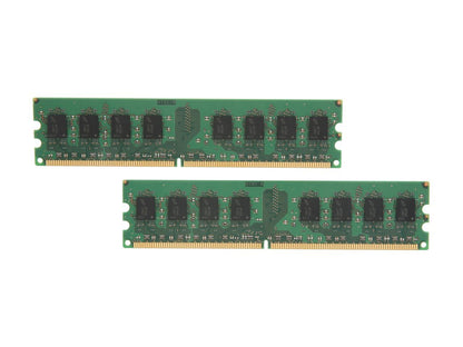 Crucial 4GB (2 x 2GB) 240-Pin DDR2 SDRAM DDR2 800 (PC2 6400) Dual Channel Kit Desktop Memory Model CT2KIT25664AA800