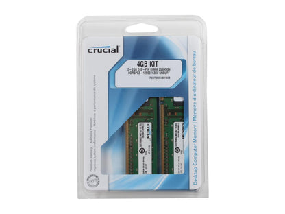 Crucial 4GB (2 x 2GB) 240-Pin DDR3 SDRAM DDR3L 1600 (PC3L 12800) Desktop Memory Model CT2KIT25664BD160B