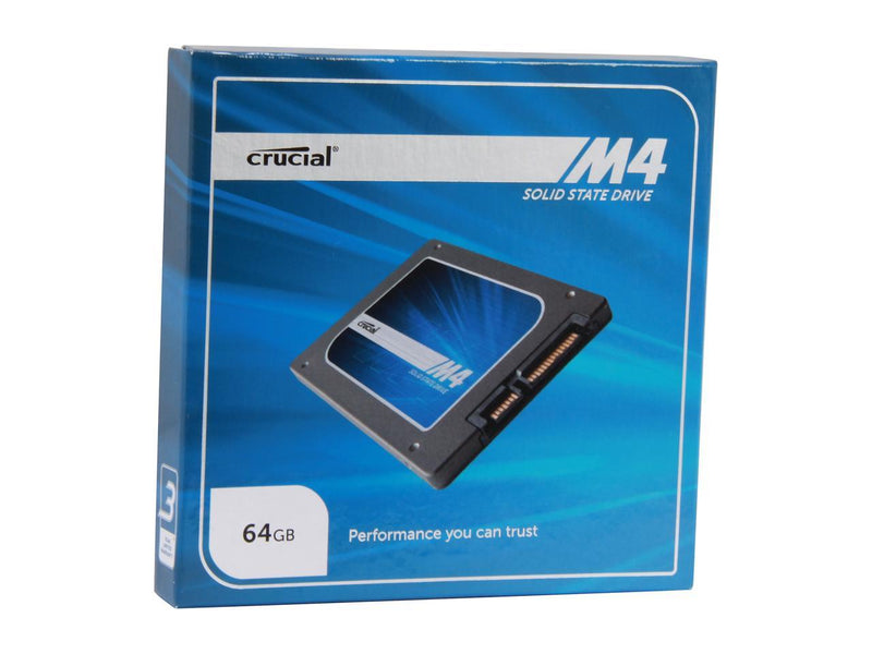 Crucial M4 2.5" 64GB SATA III MLC 7mm Internal Solid State Drive (SSD) CT064M4SSD1