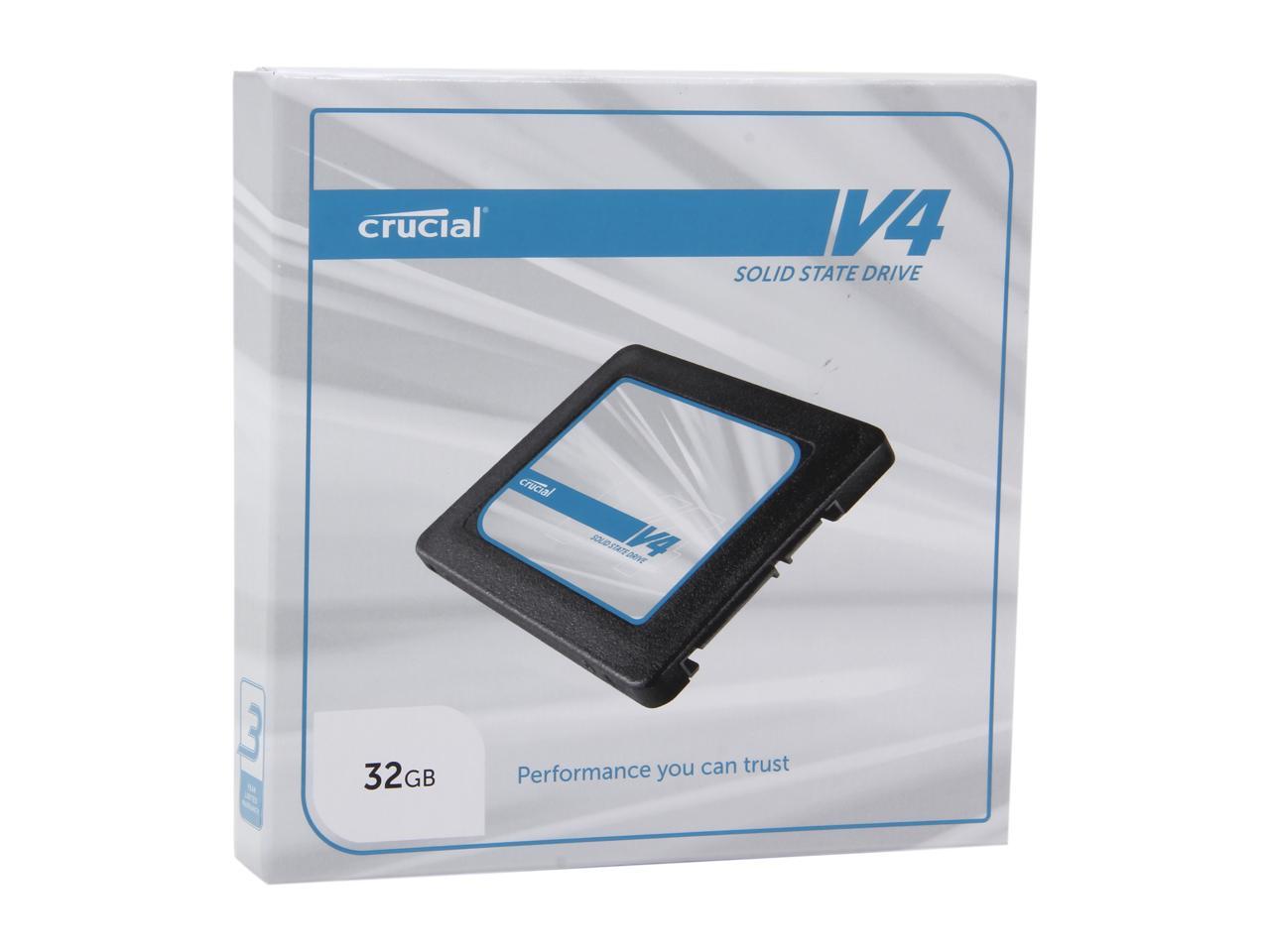 Crucial V4 2.5" 32GB SATA II MLC Internal Solid State Drive (SSD) SSD Only CT032V4SSD2