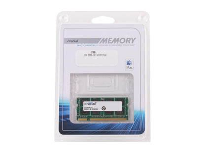 Crucial 2GB DDR2 667 (PC2 5300) Memory for Apple Model CT2G2S667M