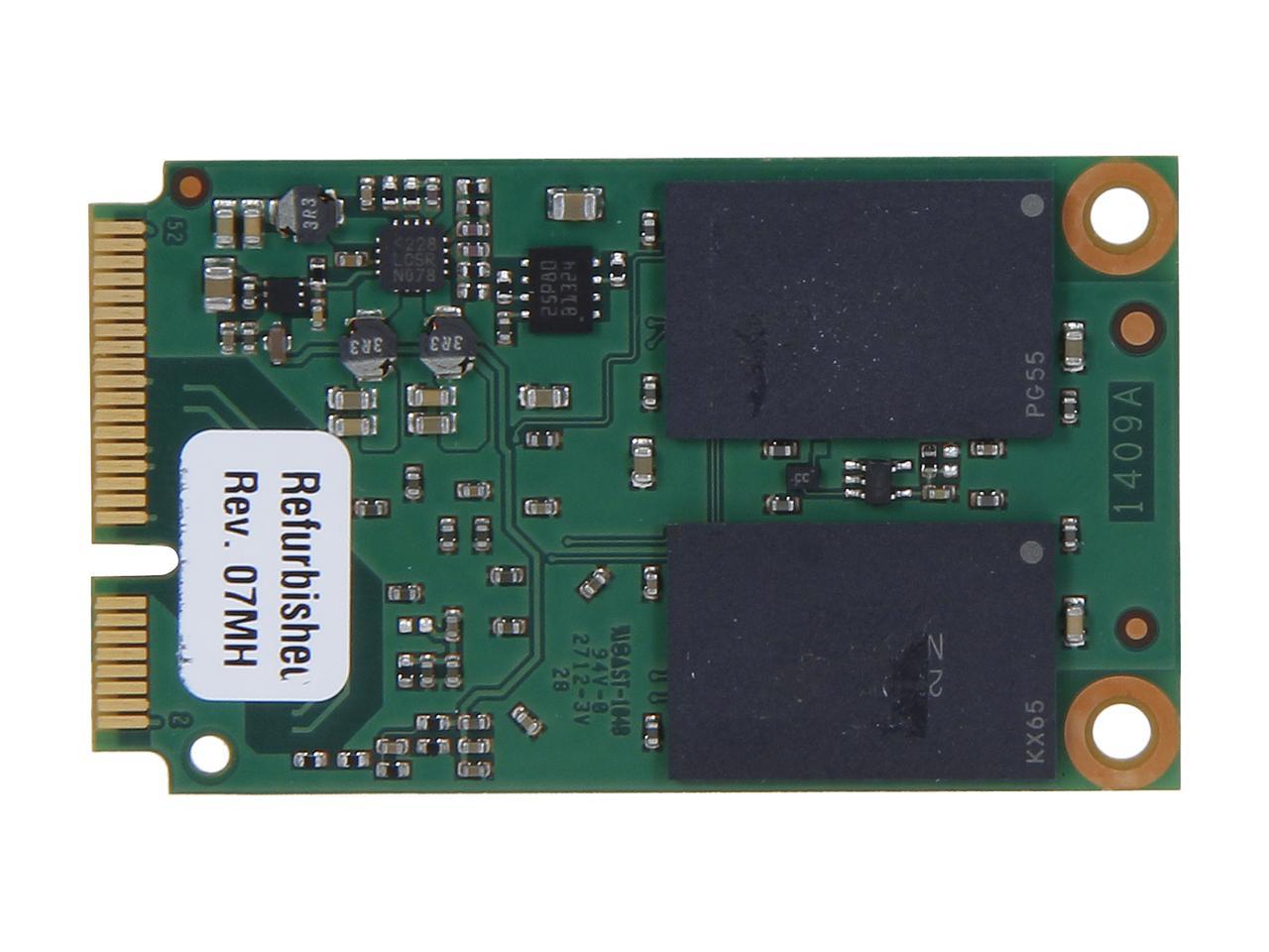 Manufacturer Recertified Crucial M4 128GB Mini-SATA (mSATA) MLC Internal Solid State Drive (SSD) CT128M4SSD3