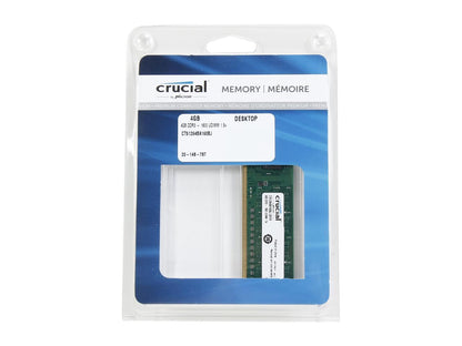 Crucial 4GB 240-Pin DDR3 SDRAM DDR3 1600 (PC3 12800) Desktop Memory Model CT51264BA160BJ