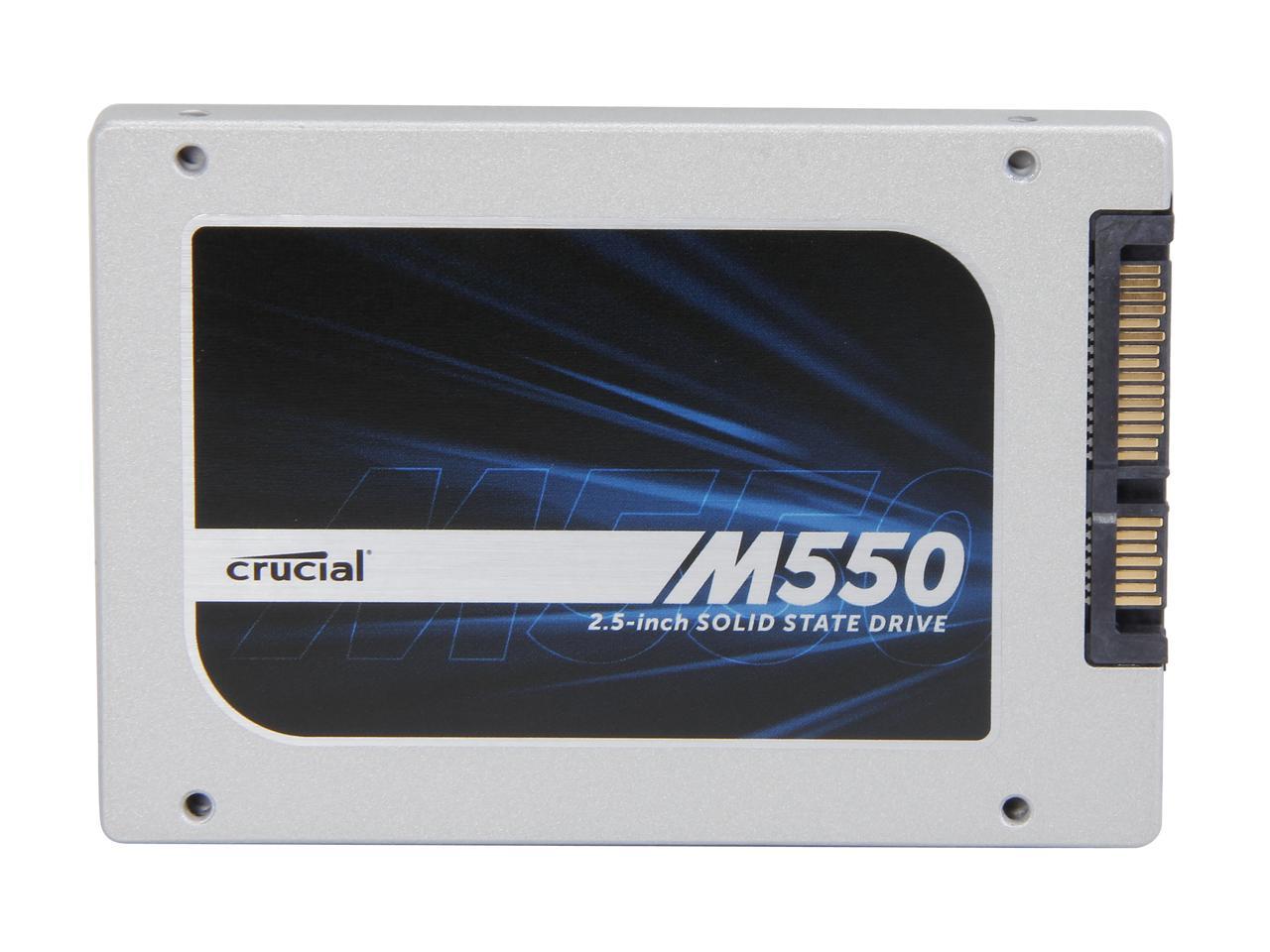Crucial M550 2.5" 128GB SATA 6Gb/s MLC Internal Solid State Drive (SSD) CT128M550SSD1