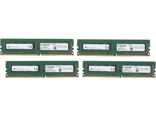 Crucial 16GB (4 x 4GB) 288-Pin DDR4 SDRAM DDR4 2133 (PC4 17000) Desktop Memory Model CT4K4G4DFS8213