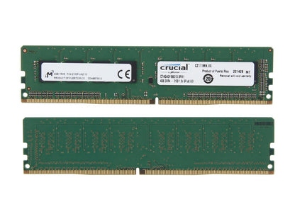 Crucial 16GB (4 x 4GB) 288-Pin DDR4 SDRAM DDR4 2133 (PC4 17000) Desktop Memory Model CT4K4G4DFS8213