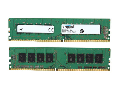 Crucial 32GB (4 x 8GB) 288-Pin DDR4 SDRAM DDR4 2133 (PC4 17000) Micron Chipset Desktop Memory Model CT4K8G4DFD8213