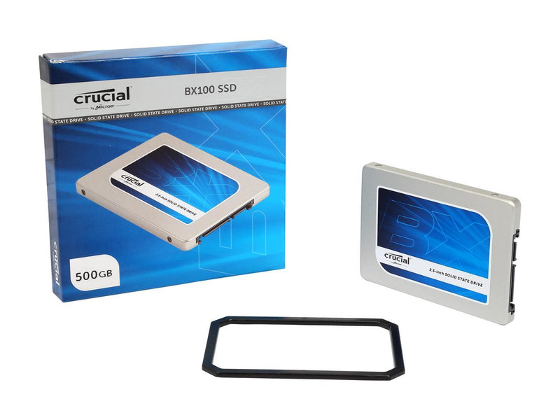 Crucial BX100 500GB SATA 2.5 inch Internal Solid State Drive (SSD) CT500BX100SSD1