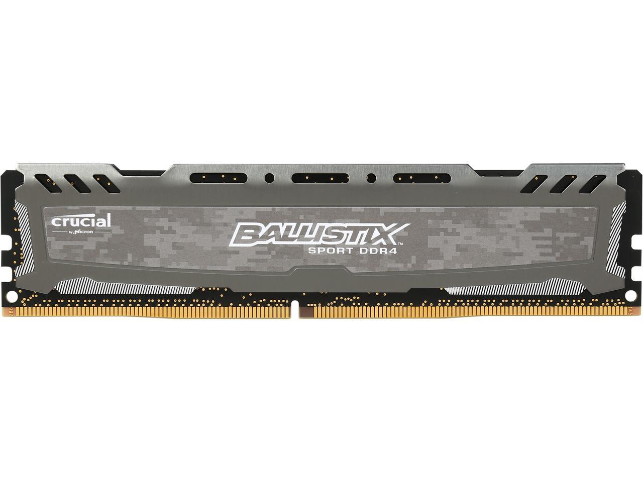 Ballistix Sport LT 4GB 288-Pin DDR4 SDRAM DDR4 2400 (PC4 19200) Memory Model BLS4G4D240FSB