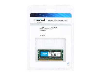 Crucial 8GB DDR3L 1866 (PC3L 14900) Unbuffered Memory for Mac Model CT8G3S186DM