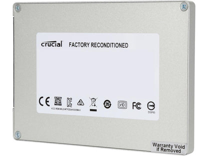 Crucial MX100 2.5" 128GB SATA III Internal Solid State Drive (SSD) CT128MX100SSD1 - Factory Recertified